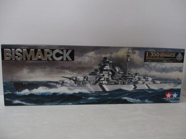036▲タミヤ 1/350 78013 ドイツ戦艦ビスマルク/USED・未組立