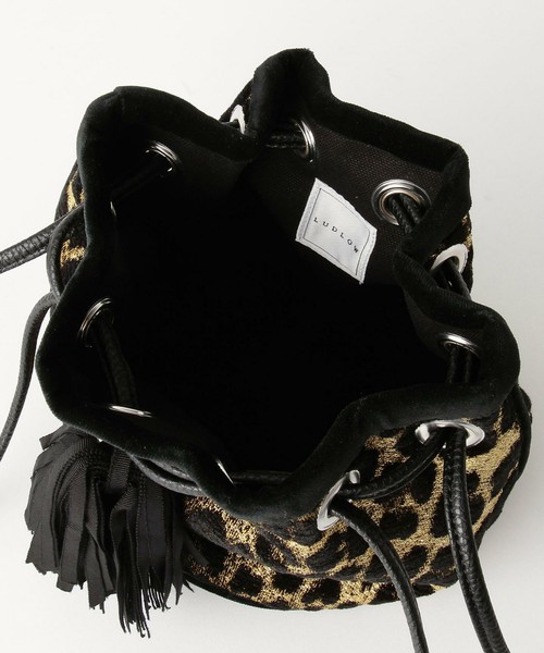 新品★LUDLOW（ラドロー）パンサープリント タッセル バッグ