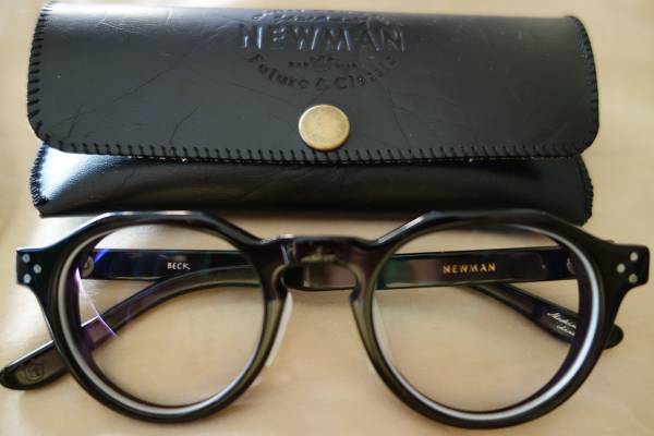 新品同様　NEWMAN　BECK　クラウンパント　眼鏡