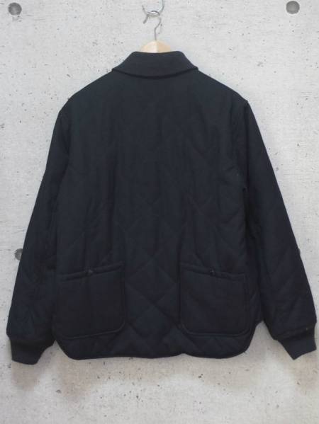 Engineered Garments ウールサージ キルティングジャケット M 紺