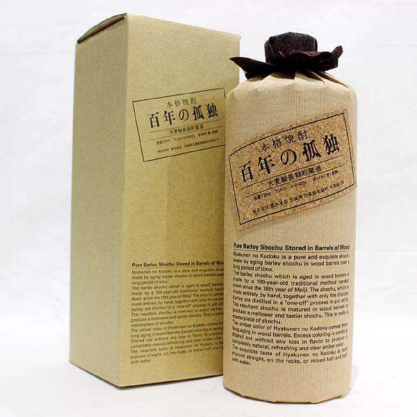 ☆古酒 箱付/本格焼酎 百年の孤独 720ml O6K28187 ☆古酒箱付/本格焼酎