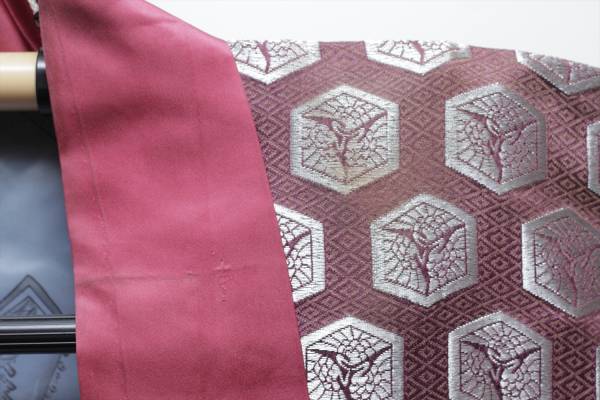 陣羽織　赤紫色　演舞・コスプレなどに