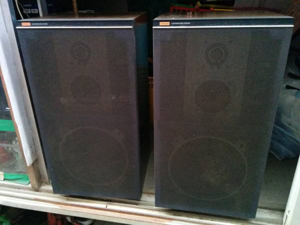 【動作未 現状渡しY0】 スピーカ_TRIO LS-202 66*35*33 (*2個）