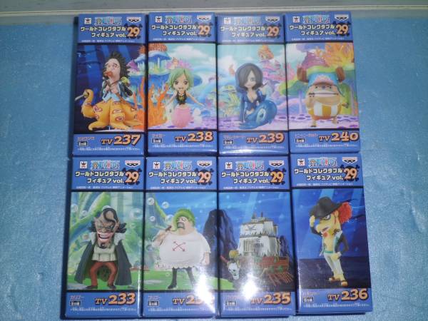 ワンピース コレクタブルフィギュア Vol 29 全8種 ワーコレ モンキー D ルフィ 売買されたオークション情報 Yahooの商品情報をアーカイブ公開 オークファン Aucfan Com