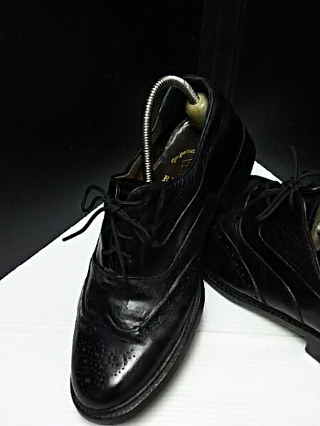 最値定3万!リーガル高級本革レザーウイングチップシューズ4