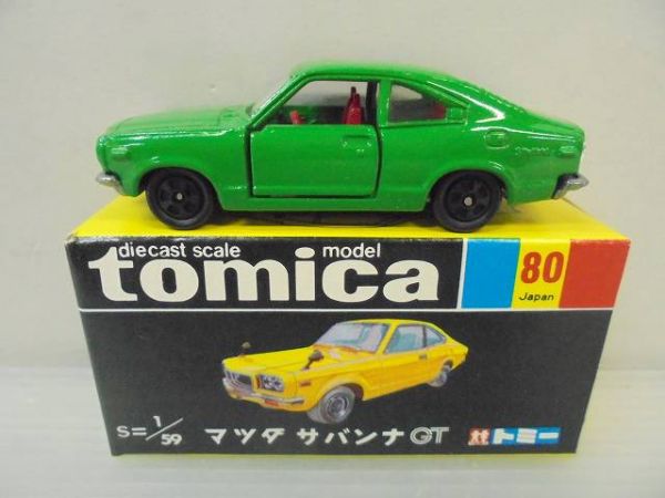 O781 トミカ 日本製 黒箱 No.80 マツダ サバンナ GT 1/59 Yahoo