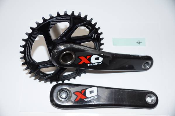 オンライン販売店舗 SRAM XO TRUVATIV カーボンクランク 38T スラム