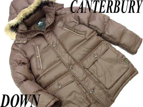 定価５万●カンタベリーCANTERBURY 肉厚防寒↑ダウンジャケット