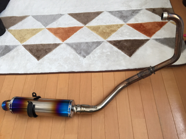 BEAMS R-EVO ヒートチタンCBR125R JMCA フルエキ バンド付 美品