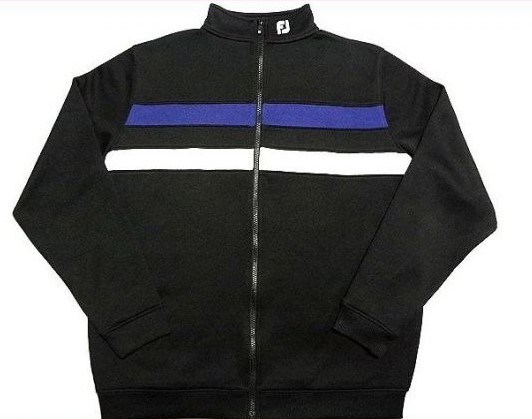 ◆美品!FOOTJOYフットジョイライン入ジップアップゴルフジャージ