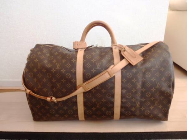 【美品】ルイ・ヴィトン キーポル 60 バンドリエール