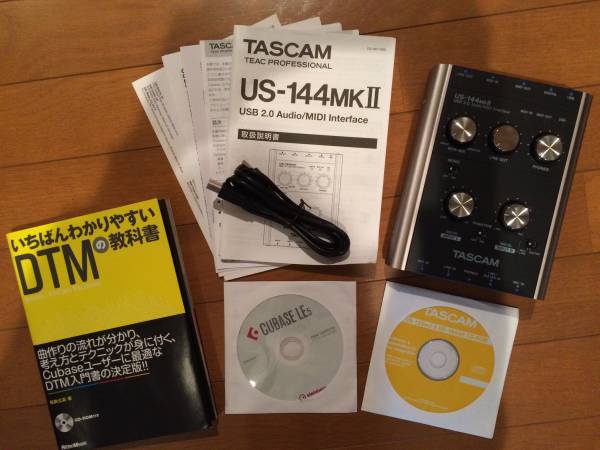 ☆TASCAM US-144MKII＋DTMの教科書☆ お得なセット US-144MK2