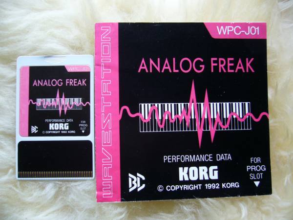 korg wavestation memory card WPC-J01 ANALOG FREAK