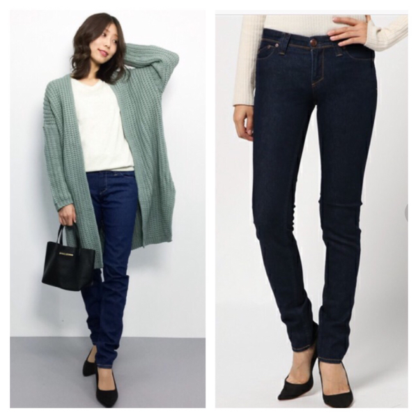 新品 ヤヌーク パトリシア スキニーデニム 26 大草直子愛用品