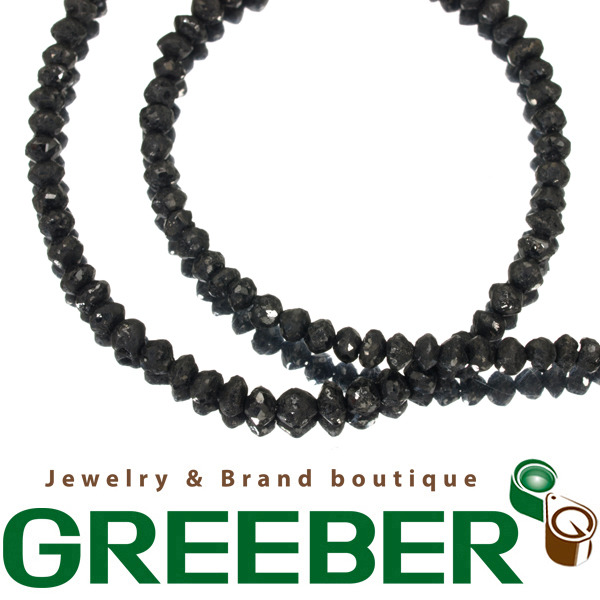 【俺の物屋】ブラックダイヤ 30.13ct ネックレス K18WG