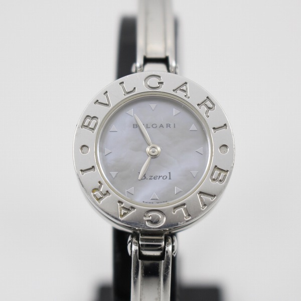 ブルガリ B-zero1 SSバングル シェル文字盤 BZ22S 不動品