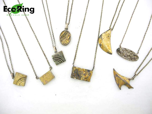 1円 俄ニワカ SV925 SV925×K18 ネックレス 計8点セット BN750