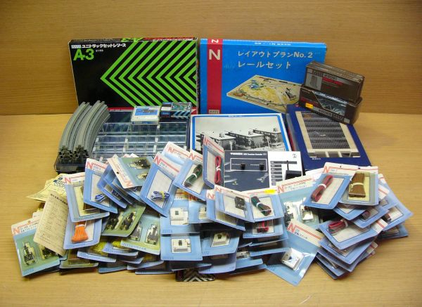1円KATO/TOMIX他Nゲージ レール/パーツ部品132点セット大量 線路