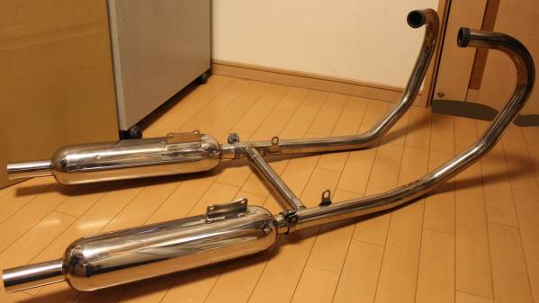 ☆ カワサキ W650 W400 ビート ナサート トラッド マフラー W650