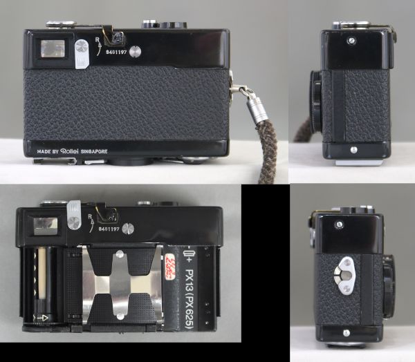 ☆希少☆ 高級コンパクト Rollei ローライ 35 Tessar 40mm 黒 ☆希少