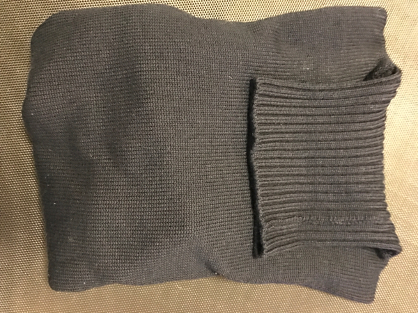 zanone ミドルゲージタートルニット XS ネイビー