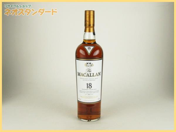 マッカラン 18年 ウイスキー 700ml 43度 未開栓 酒 未開栓The MACALLAN