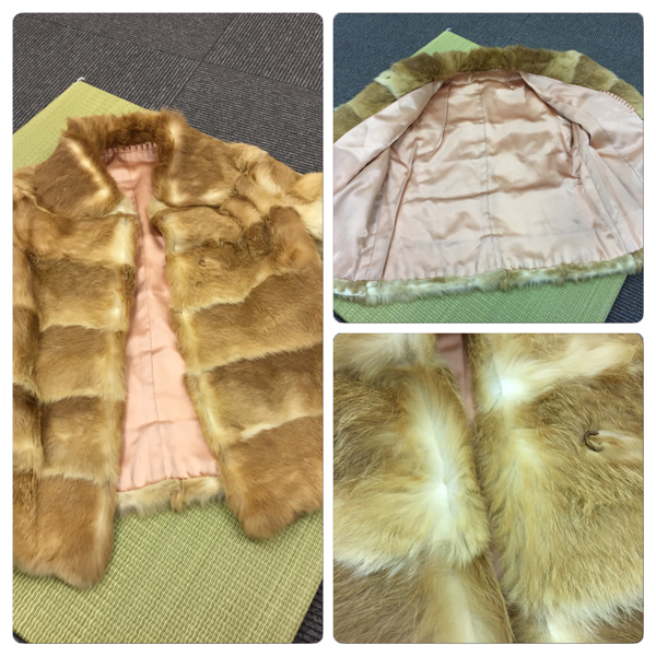 毛皮 コート ブラウン レディース