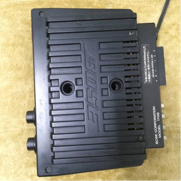 動品】BOSE 1706 ステレオパワーアンプ 小型 コンパクト ボーズ(同