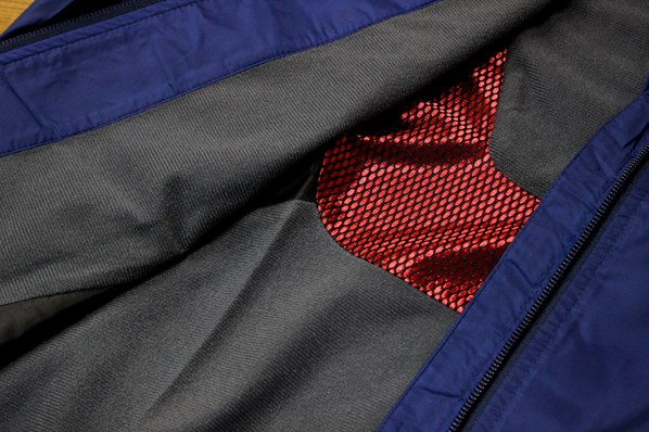 ★adidas 保温 裏起毛 ウインドジャケット 暗青[98594-O]二
