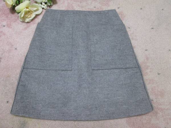 今季＊IENA/イエナ◎ブレンドビーバー台形スカート◎ウール混