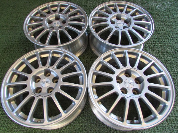 ★2189K 三菱 ランエボ6純正 OZ (Ⅶ Ⅷ等流用 スタッド用にも☆