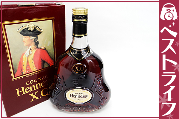 1円 ヤフオク年末 ヘネシー XO コニャック 箱付き 700ml 古酒
