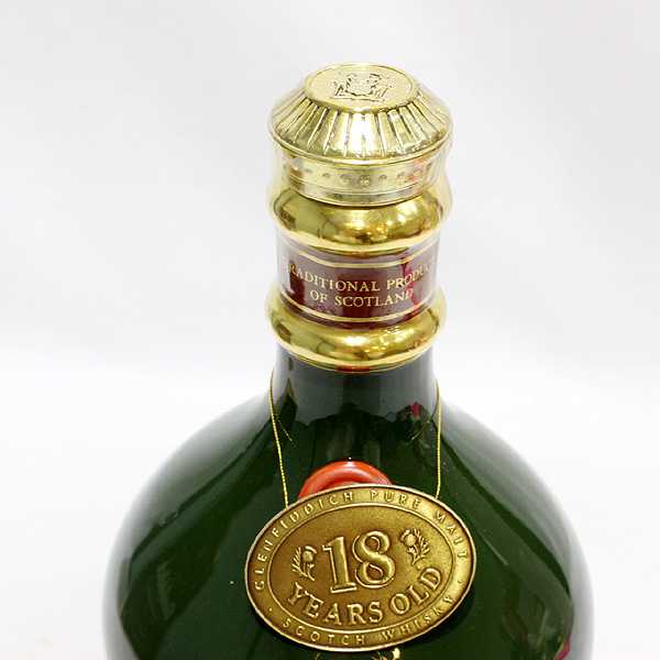 グレンフィディック 18年 青陶器 古酒 700ml ☆古酒 箱付/グレン