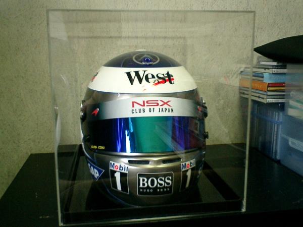 ヘルメット用アクリルケース ！ まとめて2個出品!! ヘルメット用