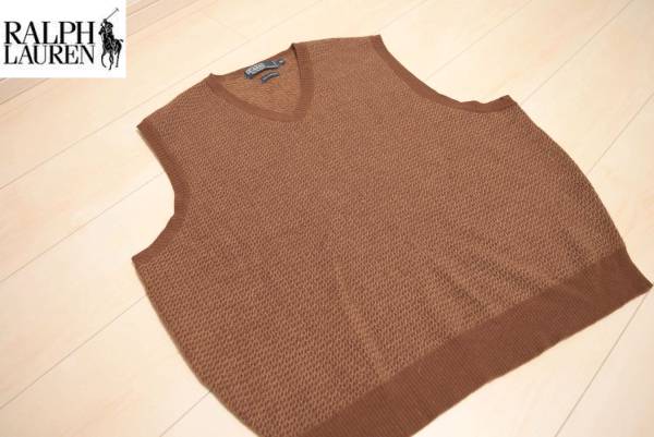 ラルフローレン ラムウール 100% ベスト セーター 2XL