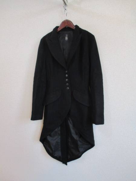 BPN(BLACKPEACENOW)黒ロングジャケット（USED）121816