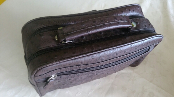 KEIM'Sオーストリッチ型押し本革バッグ