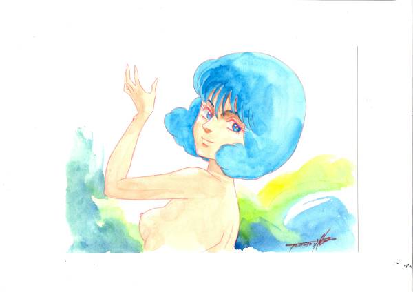 【湖川友謙直筆サイン入りカラーイラスト】「ラグ」ザブングル、イデオン、ダンバイン 入荷実績 湖川友謙 年末特別イラスト 7 【公式通販】