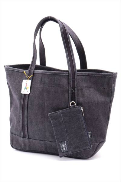 美品ポーターデニ トートバッグボーイフレンドポーチ付き