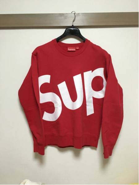 13aw supremeビッグロゴ クルーネックスウェット 【公式通販】