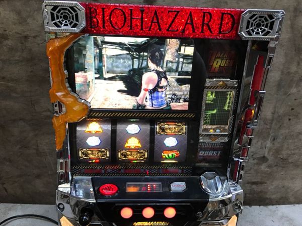 アウトレットストアは パチスロ実機 バイオハザード RE:2 コイン不要機
