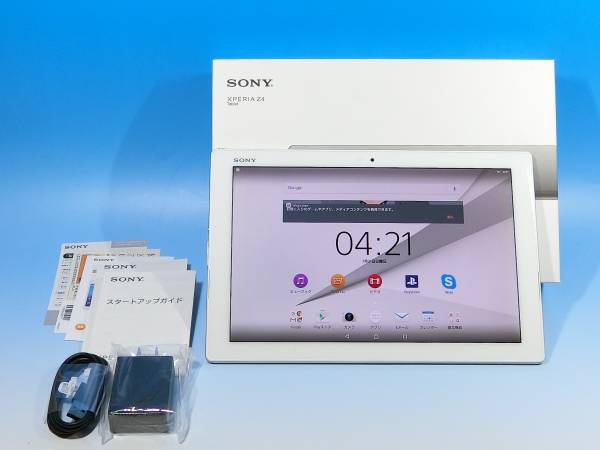 ソニーXperiaタブレットZ4　SGP712JP/W　ホワイト　Wifi