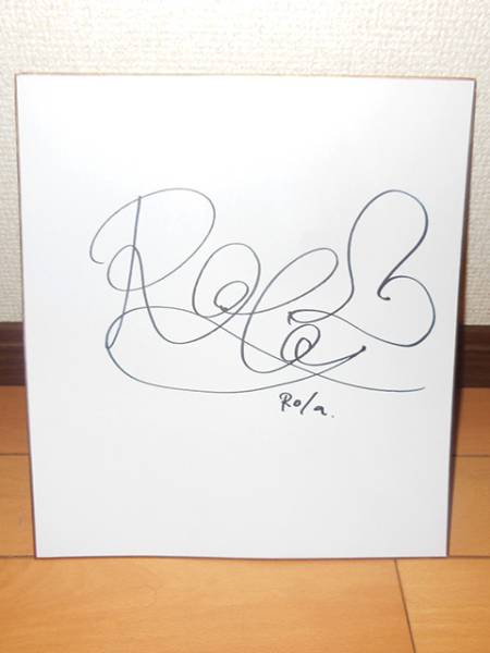 ローラ 直筆サイン 色紙 Tokyo Girls Collection Girls Award