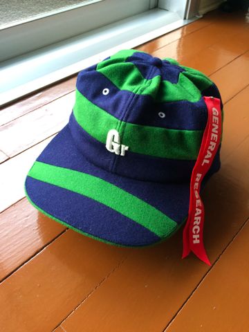 General Research ボーダー ベースボールキャップ小林節正氏着用 ジェネラルリサーチ キャップ ウール ボーダー BB CAP 小林節正