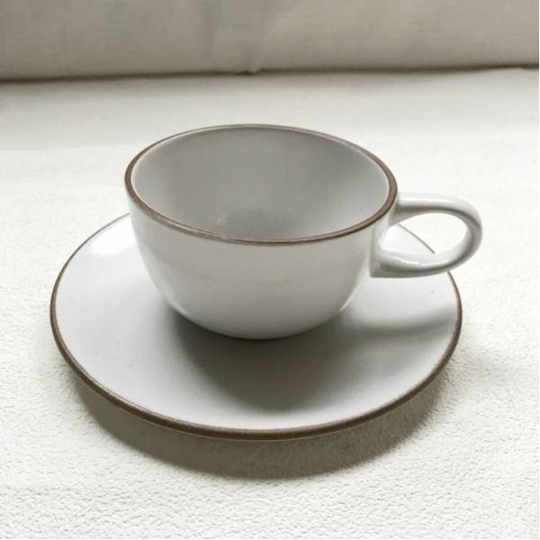 ヒースセラミックス Heath ceramics カップ&ソーサー white 白