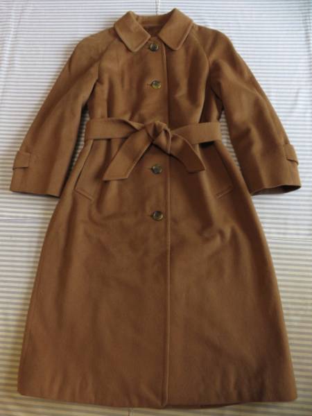☆英国製！Burberrys バーバリー カシミヤ100％コート/8REG 英国製