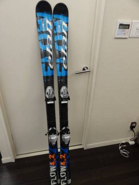 ☆ELAN カービングスキー FLOW4.2 金具付き 152CM 【限定セール，新作