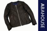 5711◆アバハウス◆レザージャケット◆ライダース新品ノーカラー