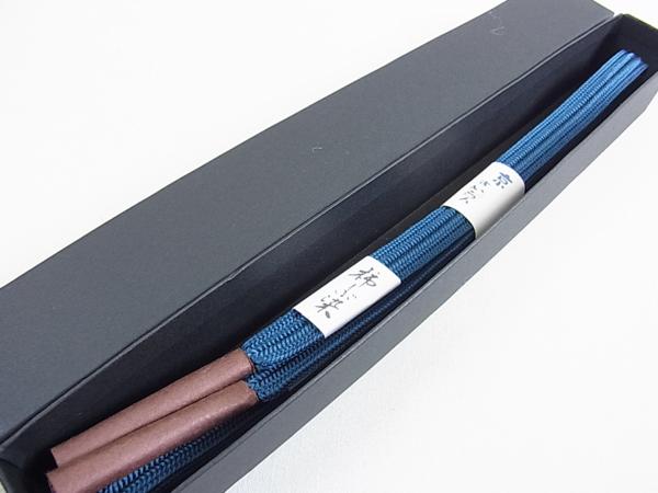 花美人着物■京すいらん　柿しぶ染　錆納戸　帯締め　新品e272