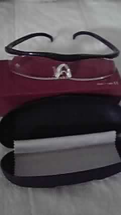 ■即決有り■美品 Hazuki ハズキルーペコンパクト 紫ラメ クリア 1.6